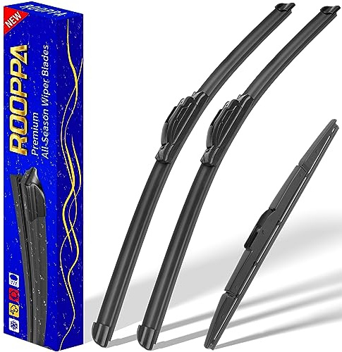 3 wipers Replacement for 2012-2016 Honda CRV CR-V, Windshield Wiper Blades Original Equipment Replacement - 26/16/13 (Set of 3) U/J HOOK