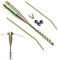 Heavy-Duty Ground Spike for Rotary Washing Line, Parasol Base & Flag Poles – Rust-Resistant Metal 55mm Screw-In Anchor with Handles & Adjustable Grips for Garden, Patio, Outdoor Use 𝗘𝗣𝗜𝗦𝗘𝗡𝗧