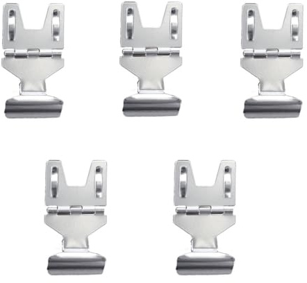 Changyeah 5 clip per cartellini dei prezzi, per pane, supermercato, fermacarte per etichette, per scaffali, in ferro galvanizzato