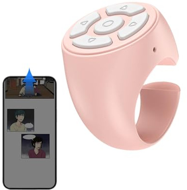 Trådlös fjärrutlösare | Trådlös fingertopps-fjärrkontroll för mobiltelefoner | selfie-knappar mobiltelefonstyrenhet för skola, bil, , resor och camping