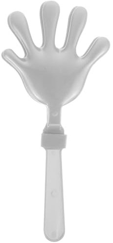 Kisangel kleines Krachmacher Plastik Handklatscher volumni Applause Party Supplies Sachen Partygeschenke für Band Festival-Party-Handklöppel Klöppel für Sportveranstaltungen Silver