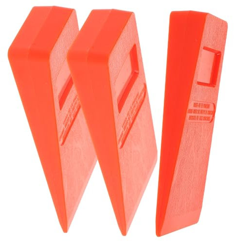 SEWOART Cale Dabattage En Plastique 3 Pièces Outil De Jardinage Portable Pour Labattage Et Lexploitation Forestière