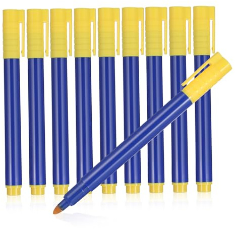 WOFASHPURET 10 Pcs Detector Pen Detector Pen Banknote Detector Cash Pens Fake Detector Tester Checker Pen Currency Marker Pen Checker Pen Blue Pp
