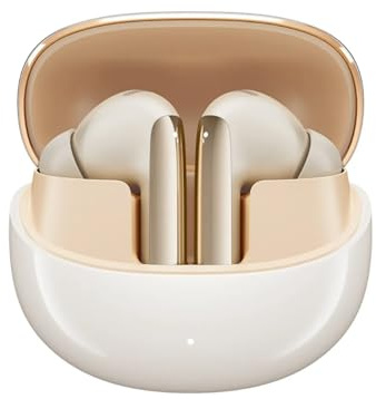 QCY HT08 MeloBuds Pro Hi-Res LDAC Adaptive ANC 6 microphone Bluetooth 5.3 Wireless Headphones Gold