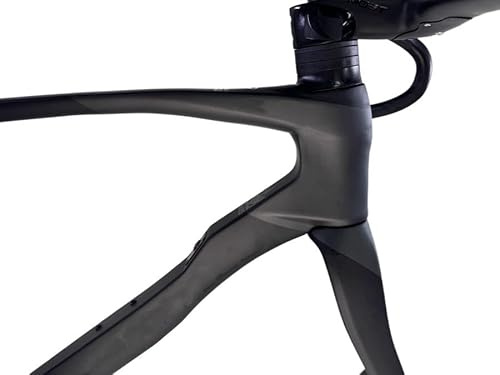 Genérico Bicicleta de Gravel con Cuadro Carbono 700 * 45C, Frenos Disco, cableado Interno, Compatible Grupo electrónico Di2(Fork)