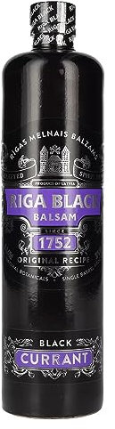 Riga Black Balsam Blackcurrant - Amaro alle erbe aromatizzato/Liquore alle erbe - 30% vol. 70cl (700ml/0,7 litri)
