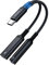 ZOOAUX Adaptador USB C a Jack 3.5mm,2 in 1 USB Tipo c a Jack 3.5 mm Audio Adaptador PD 60W Carga Rápida Auriculares Sumsung S22/S21/S21 Ultra/S20 Ultra/Note20,Huawei P40/P30,Pixel 3/2 XL,Xiaomi9/8