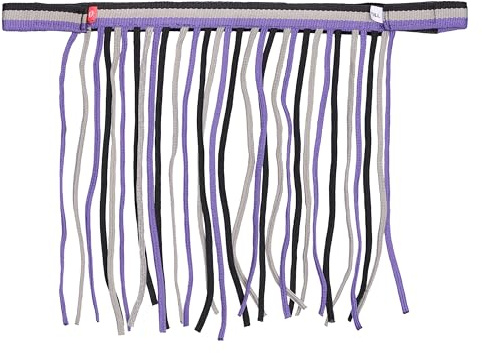 Imperial Riding Franja de moscas IRH de nailon con cierre de, color morado real