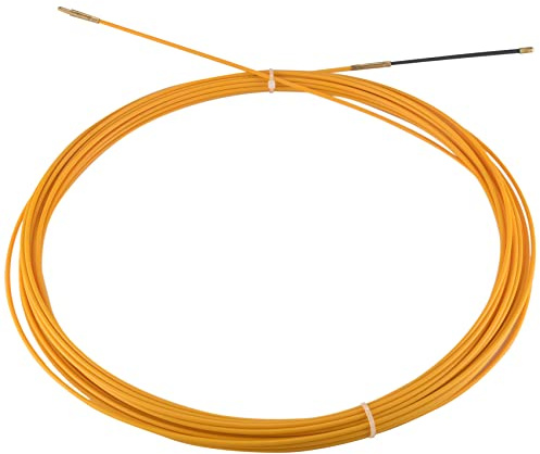 Ksrnsne 20M 3Mm Dispositivo de Guía Cable Eléctrico de Fibra de Vidrio Tiradores de Presión Conducto de Serpiente Rodder Cable de Cinta de Pescado