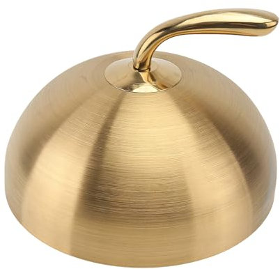 Alipis 1pc Stainless Steel Cover No Magnetic Dish Hood for Bbq Camping and Parties Heavy Duty Design to Prevent Oil Splash and Keep Food Warm