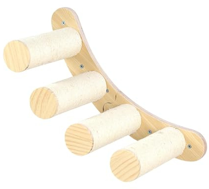 perfk Juego de para Gatos, Tablero rascador, Patio de Juegos, Muebles de Interior estables para Gatos, escaleras para Subir, Muebles para Mascotas