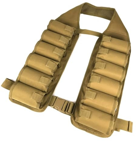 Ölbälteshållare, Justerbar 12-pack Dryckesväst För Män Kvinnor Dryckeshållare Isolerande Perfekt För Grillning Camping(Brown)