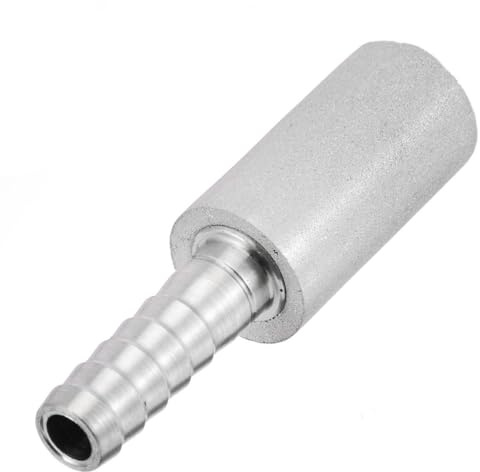 TOYANDONA 316 Stainless Steel Aeration Stone 0.5mm Micro Pore Brewing Air Stone Diffuser Food Safe for Homebrew Beer and Wine Making Equipment