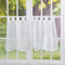 Elbersdrucke Helio 07 Bistro Curtain Polyester 48 x 140 cm White/Grey