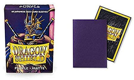 Dragon Shield Matte Mini Japanese Purple 60 ct Card Sleeves Individual Pack