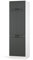 Vicco Kühlumbauschrank Fame-Line, Anthrazit/Weiß, 60 cm