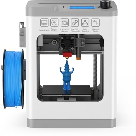 WEEFUN Upgraded Tina2 3D Printer, Auto Leveling DIY 3D Printers for Beginners, Fully Open Source with Resume Printing, LCD Screen and Removable Magnetic Build Plate, Work with PLA/PLA Pro/TPU Filament