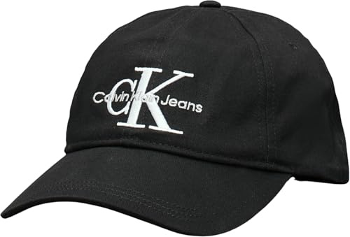 Calvin Klein Cappellino Uomo Monogram Cappellino da Baseball, Nero (Black), Taglia Unica