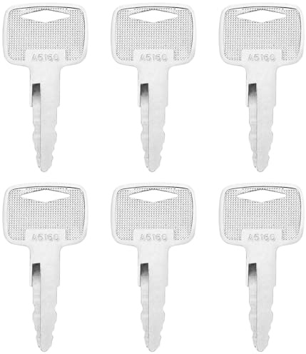 ECSiNG 6 chiavi di contatto A5160 chiave di contatto del carrello elevatore 91A07-01910 chiave di avvio del contatto del camion compatibile con Mitsubishi compatibile con Caterpillar carrello