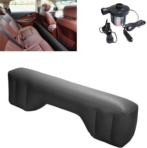 Meckerni Auto-Luftmatratze, tragbares, faltbares Autobett, Auto-Rücksitzverlängerung für Hunde, Kinder und Erwachsene, Auto-Camping-Matratze, Rücksitz, Auto-Lückenkissen für Arbeitspause, Reisen,