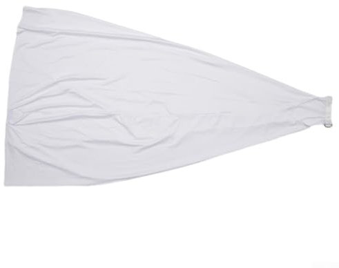 Elegante pantalla de cubierta de cabina de DJ, trípode Scrim, arreglo de cables limpio (blanco)