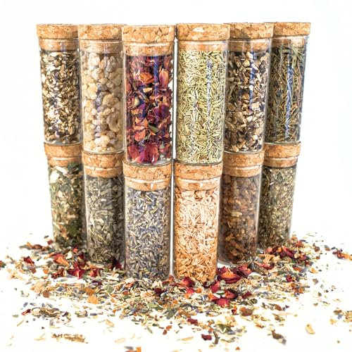 NGL DIY Räucherwerk Set für Rituale & Rauhnächte | Premium Räucherwerk, Harze & Weihrauch im Glas | Ideal für Meditation, Neumond, Vollmond, Hausreinigung