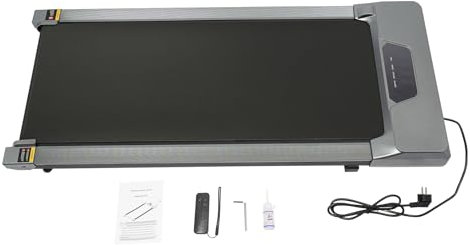 Motoriserat löpband hem elektrisk promenaddyna skrivbord vandring hem gym promenaddyna smal kompakt löpning yoga för under kontor elektrisk fitness motionscykel LED-display skrivbord