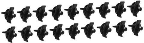 Vaguelly 3 Ensembles Vis De Casque De Casque De Sécurité Vis De Visière De Casque Bell Accessoires Casque Outils De Casque Pièces De Visière De Casque Plastique Black 6 Pièces * 3