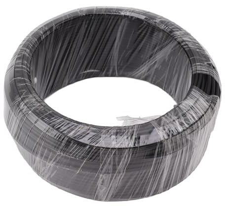 Greensen Alambre para Bonsái, Alambre de Aluminio 500g Negro Flexible y Resistente a la Corrosión para Entrenamiento de Bonsáis con Largo Longitud para Jardinería Horticultura (2.0 mm)