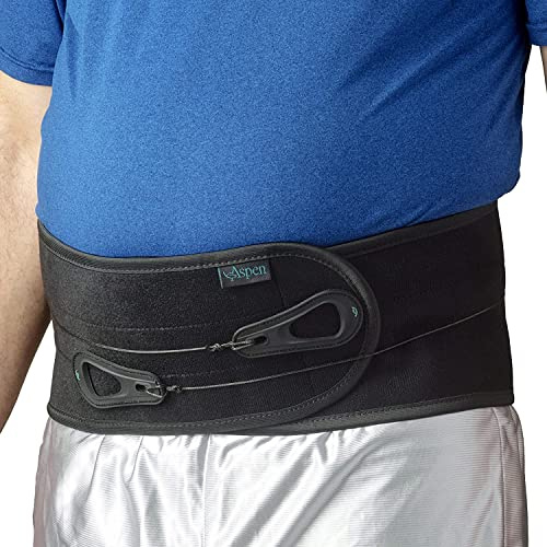 ASPEN Lumbar Support Back Brace, Patented Pulley System with Targeted Compression, Pain Relief for Men & Women, Large, 36-42