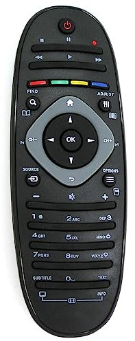 Ersatz Fernbedienung for Philips TV 42PFL3606H/12 42PFL3606H/58 42PFL4506H/12 42PFL4606H/12 42PFL5405H/05 42PFL5405H/12
