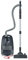 Severin BC 7049 Bodenstaubsauger mit Beutel, großer Aktionsradius, Soft Sound, Doppel-Klick Anschluss, Ergo-Comfort Handgriff, HEPA 14 Filter, Grau - Dunkelblau