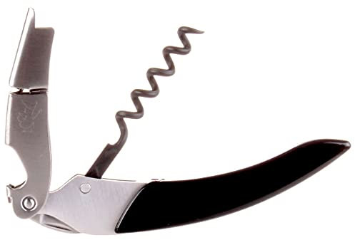 Ligne W L'IROQUOIS, Waiter's Style, Pocket Double Lever Sommelier Friend Corkscrew - Black