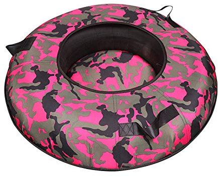 ZAIHW Snow-Tube Heavy Duty Durable Nylon Top Towable High Speed-Schnee-Schlitten (Color : Red)