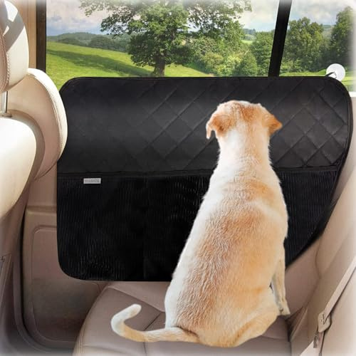 Winbate 2PCS Car Door Protector for Dogs - Pet Car Door Cover, Waterproof, Scratchproof, Nonslip, Durable, Machine Washable, Universal Fit