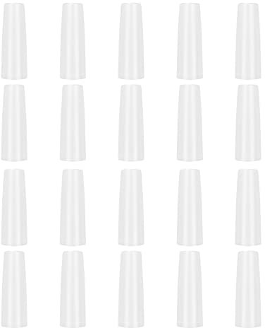 20pcs AT818 Breathalyser Mouthpieces, Alcohol Tester Mouthpiece Portable Handheld Blowing Nozzle Mouthpieces Disposable Breathalyser Mouthpieces Alcohol Tester Accessories, for AT818, Easy to Replace