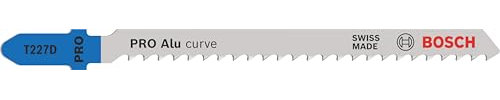 Bosch 2x PRO Aluminium Curve T227D Stichsägeblatt (für Aluminium, Nichteisenmetalle, Länge 100 mm, Professional Zubehör Stichsäge)