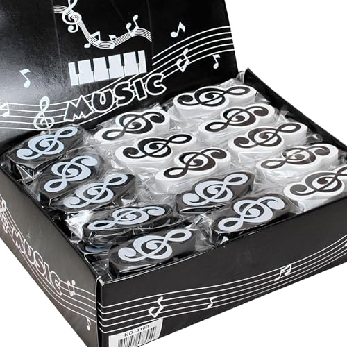 Radiergummis,20 Stück Radiergummis Mit Musiksymbolen 3d Musiksymbolen Radierer Kinder Kleine Lustige Radiergummi für schulsachen Jungen und Mädchen Schüler Gastgeschenke Geburtstag Party