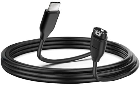 USB C Charger Cable for Garmin Vivoactive 5 4S 4 3, Fenix 8 7 7S 7X 6 6S 6X Pro 5 5S 5X Plus, Forerunner 935 945 955 965 45 265 245 165 Approach S10 S40 S60 X10 Quatix 7 6 5