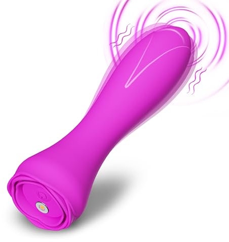 Rose Plug Anales con Vibración Juguetes Sexuales - Vibradorador Mujer Mando Juguetes Eróticos para Pareja Sexuales con 10 Modos Fuertes Vibrador Anal Plug Estimulador Prostata Juguete Sexuale para Hom