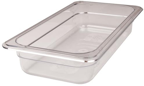 AcMax Gastronorm GN 1/3 - Recipiente para gastronorm (plástico, 2,5 L, profundidad de 65 mm)