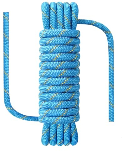 NorthPada 12mm x 5 meter Nylon/Polyester Outdoor Rope for Arborist, Swing, Boating, Marine, Floating, Fishing, Rafting, Hiking, Hunting, Tree, Rafting Blue