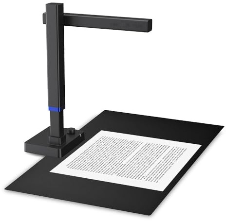 Shine Series dokumentskanner, bärbar USB-dokumentkamera, fångar max A3-format med snabb skanning for möten och utbildning(Shine 800 A3)