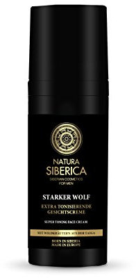 Natura Siberica Men Super Toning Face Cream - Erfrischende & tonisierende Gesichtscreme für Männer - Schützt vor Stress & Müdigkeit - Mit Limonnik, Panthenol & Taurin - 50 ml