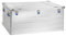 ALUTEC MÜNCHEN Aluminiumbox INDUSTRY 425 (Inhalt 425 l, Innenmaße (LxBxH) 1160 X 755 X 485 mm, staub-/spritzwassergeschützt, Werkzeugbox, Aufbewahrungskiste, Gewicht 14,62 kg) 13425
