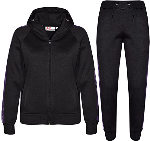 A2Z Kids Tracksuit Zipped Hoodie Joggers Activewear Loungewear Set