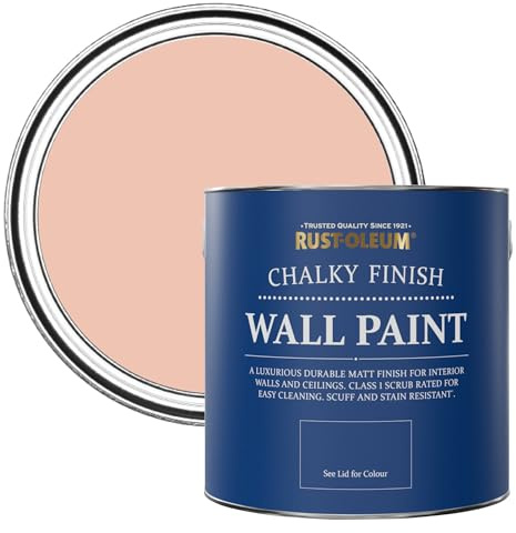 Rust-Oleum Pink Matt Emulsion Wall Paint - Coral 2.5L