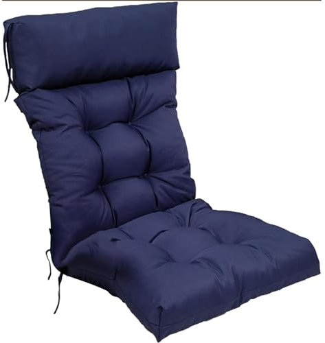 FloAPa Gartenstuhlauflagen Hochlehner Extra Dicke Sitzauflagen Sitzpolster Set für Gartenstühle Outdoor Stuhlkissen Polsterauflagen UV-Beständig Sitzkissen Hochlehner Auflagen,002,125 * 55
