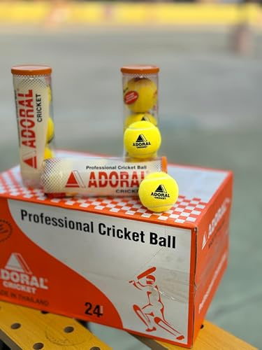 Generico Adoral Shine Tapeball Cricket Balls, (1 pack 3 balls)
