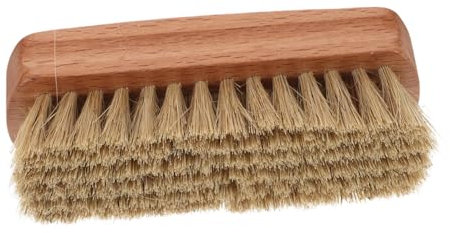 Healeved Brosse À Chaussures en Bois avec Poils De Sanglier Brosse Portable pour Nettoyage Optimal des Bottes Et Chaussures Accessoire Pratique pour Maison Et Voyages